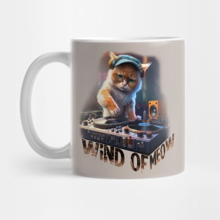 Wind of Meow DJ Cat Mug